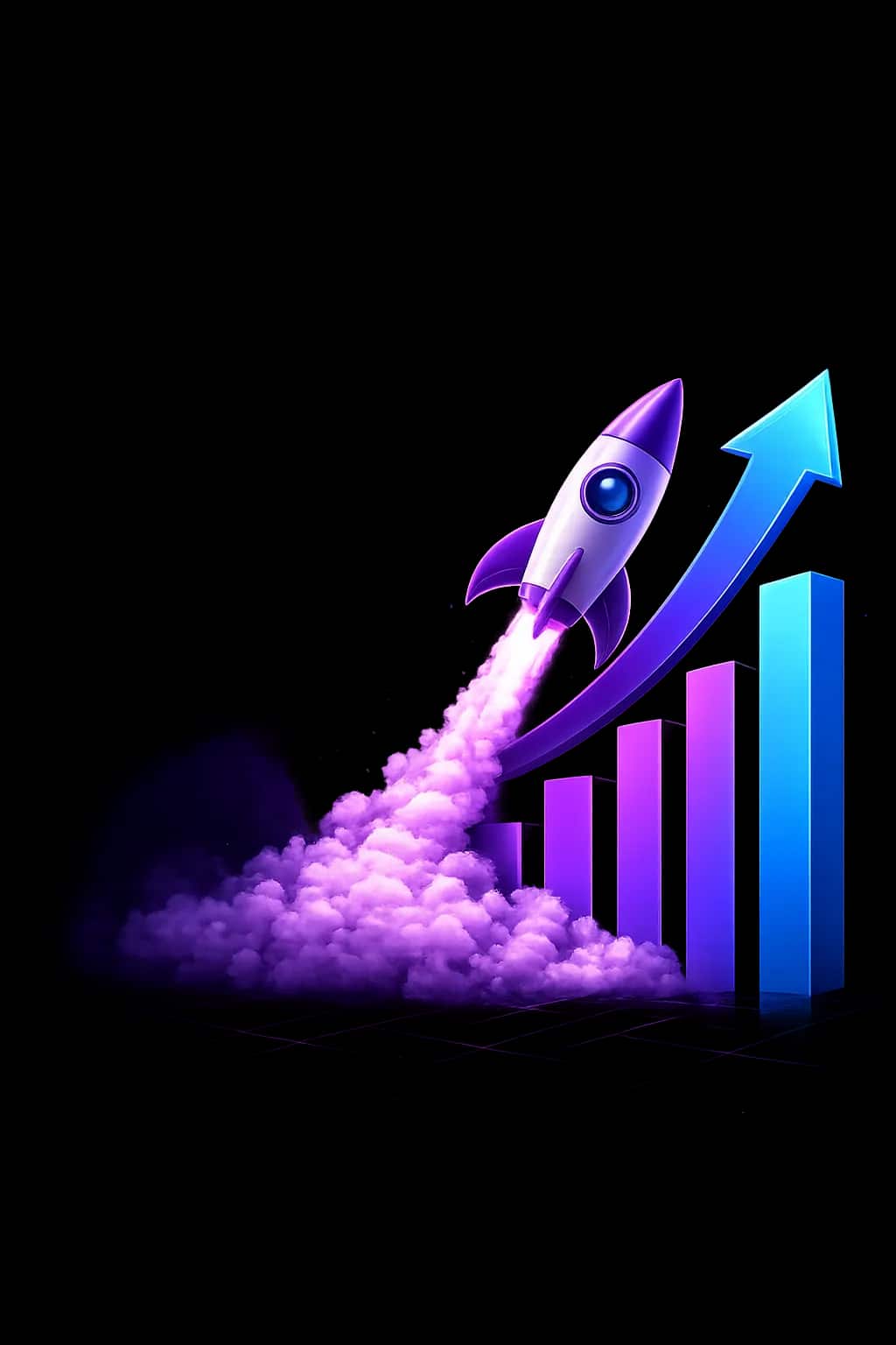 Rankixa rocket and growth chart illustrating local search growth for Morden businesses
