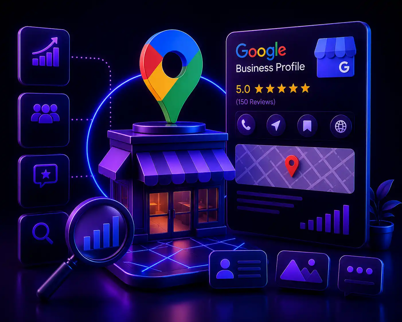 Rankixa Google Business Profile management in Pimlico
